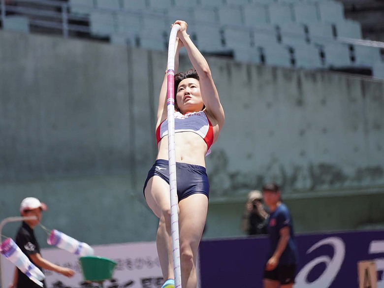 【第107回日本選手権】女子棒高跳　4m20まですべて1回でクリアし優勝の諸田実咲