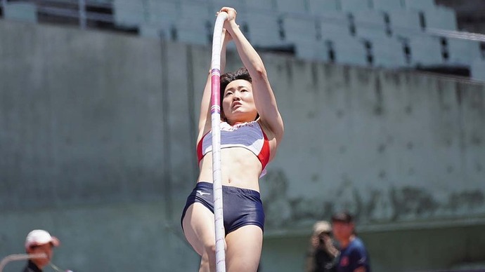【第107回日本選手権】女子棒高跳　4m20まですべて1回でクリアし優勝の諸田実咲