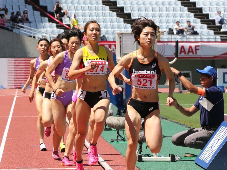 【第107回日本選手権】女子800m 予選1組　塩見綾乃が1位で明日の決勝に進出