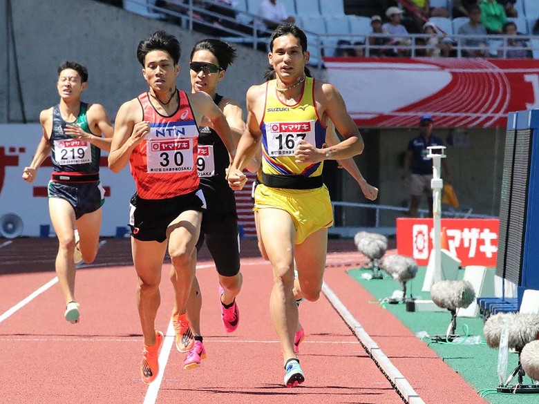 【第107回日本選手権】男子800m 予選1組　川元奨（スズキ）が1着で明日の決勝へ