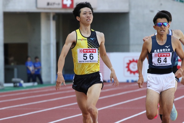 【第107回日本選手権】男子800m 予選2組　全体1位で山﨑優希が決勝進出