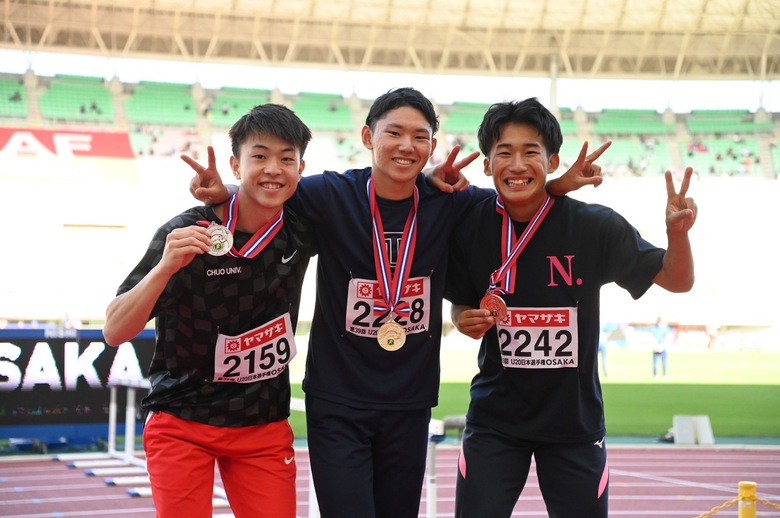 【第107回日本選手権】U20男子走幅跳　表彰式