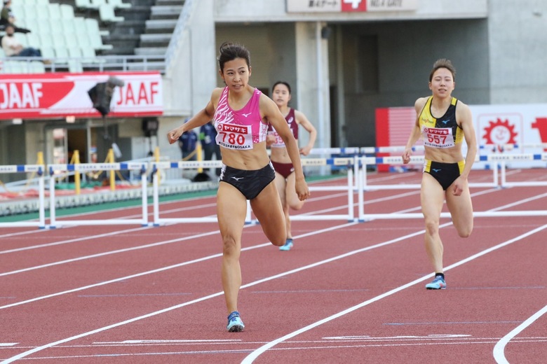 【第107回日本選手権】女子400mH 予選1組　予選トップタイムは宇都宮絵莉