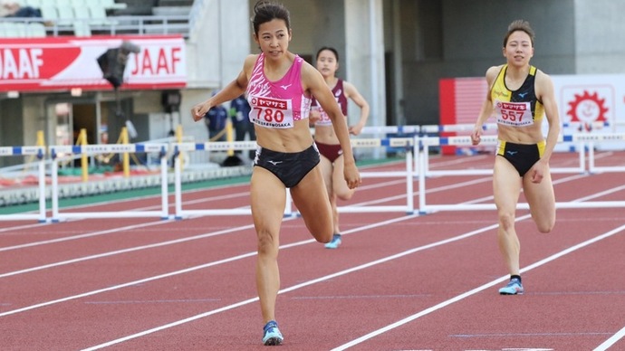 【第107回日本選手権】女子400mH 予選1組　予選トップタイムは宇都宮絵莉