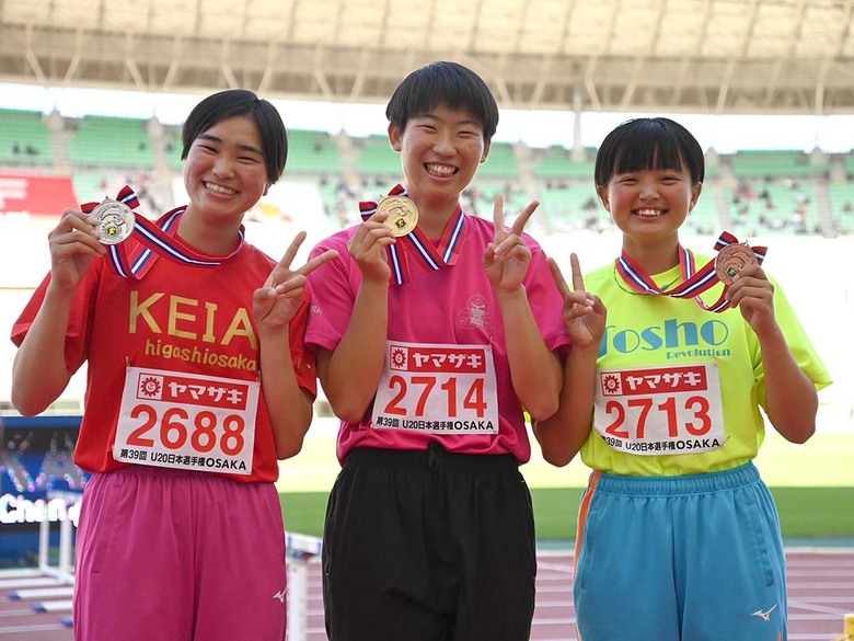 【第107回日本選手権】U20女子やり投　表彰式