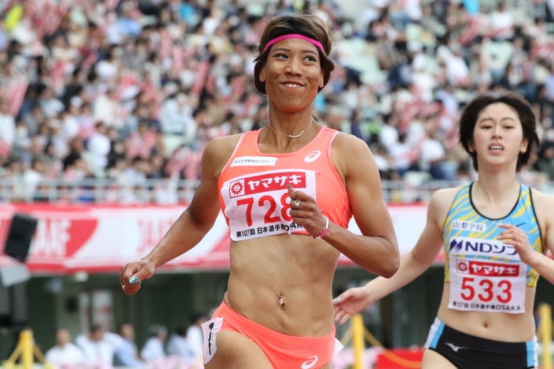 【第107回日本選手権】女子200m　100mとの2冠に輝いた君嶋愛梨沙