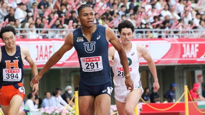 【第107回日本選手権】男子400m　中島佑気ジョセフが自己新記録更新で初優勝！