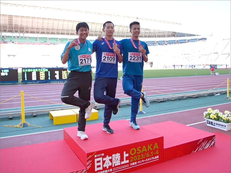 【第107回日本選手権】U20男子400mH　表彰式