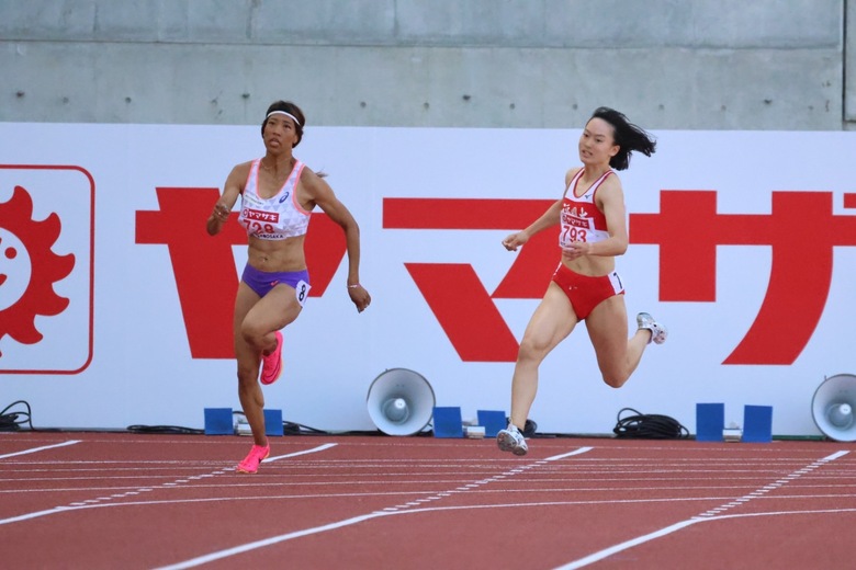 【第107回日本選手権】女子200m 予選1組　今大会100m優勝の君嶋愛梨沙が1位通過