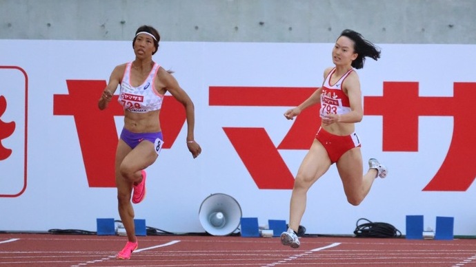 【第107回日本選手権】女子200m 予選1組　今大会100m優勝の君嶋愛梨沙が1位通過