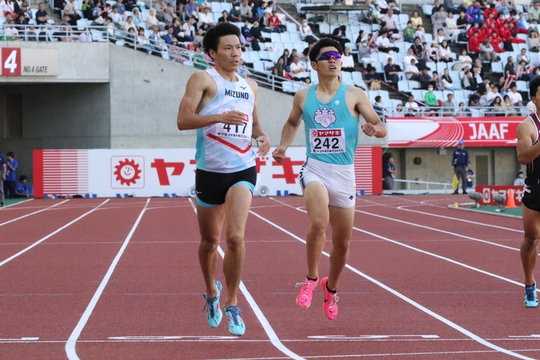 【第107回日本選手権】男子400m 予選1組　大会連覇を狙う佐藤風雅が1位通過