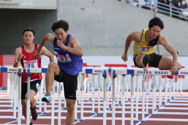 【第107回日本選手権】男子110mH 予選1組　泉谷駿介が1着で決勝へ