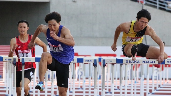 【第107回日本選手権】男子110mH 予選1組　泉谷駿介が1着で決勝へ