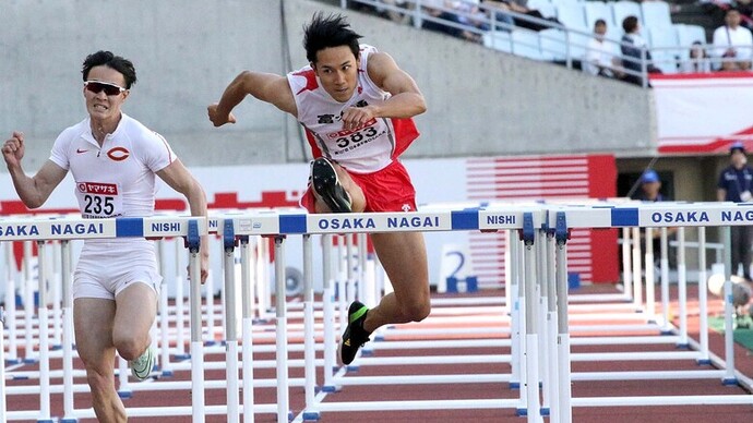 【第107回日本選手権】男子110mH 予選3組　4選手が決勝へ。