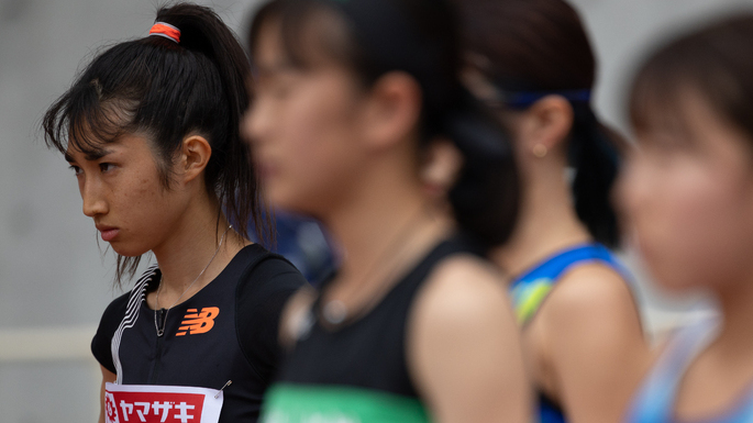 【第107回日本選手権】女子1500m予選　スタート前の田中希実