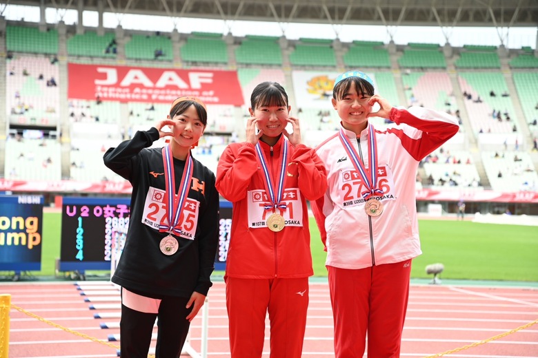【第107回日本選手権】U20女子800m　表彰式