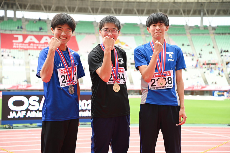 【第107回日本選手権】U20男子800m　表彰式