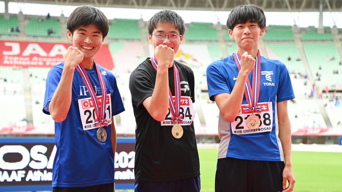 【第107回日本選手権】U20男子800m　表彰式
