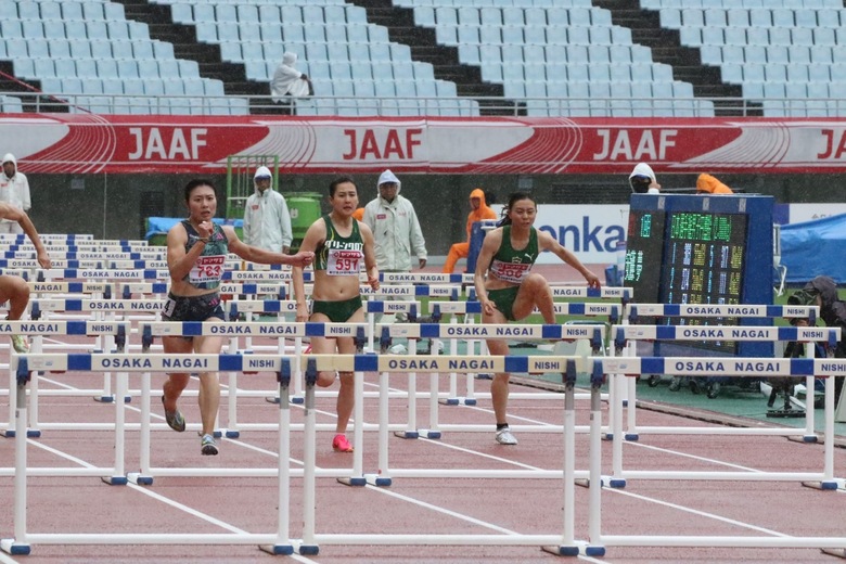 【第107回日本選手権】女子100mH 予選1組 12秒台で福部真子が準決勝へ