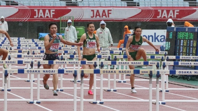 【第107回日本選手権】女子100mH 予選1組 12秒台で福部真子が準決勝へ