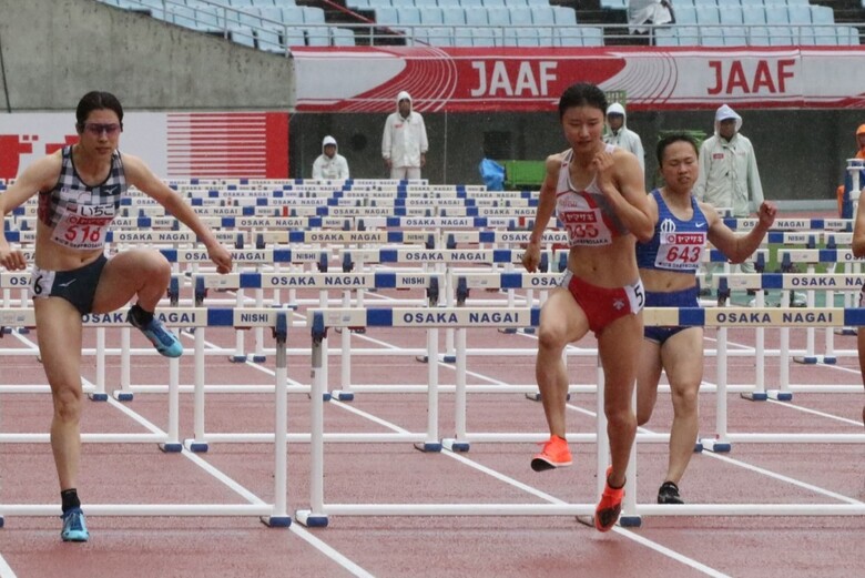 【第107回日本選手権】女子100mH 予選3組 田中、清山、野村が準決勝に進む