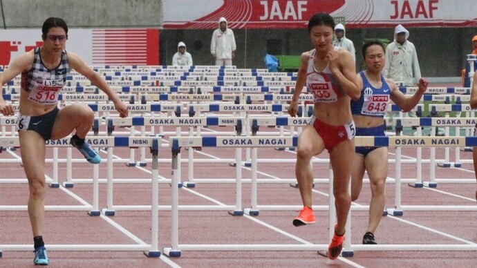 【第107回日本選手権】女子100mH 予選3組 田中、清山、野村が準決勝に進む
