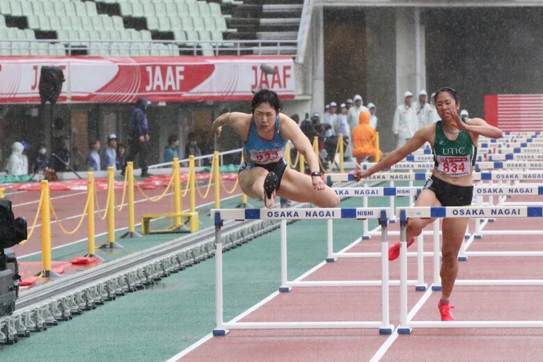 【第107回日本選手権】女子100mH 予選4組 1位で通過した青木益未