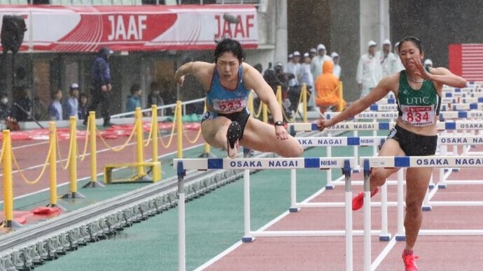 【第107回日本選手権】女子100mH 予選4組 1位で通過した青木益未