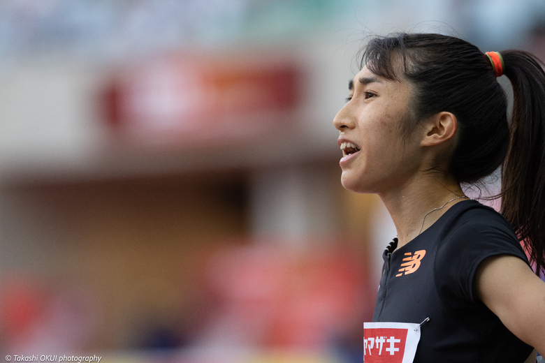 【第107回日本選手権】女子5000m優勝の田中希実　フィニッシュ後に「ありがとうございました！」