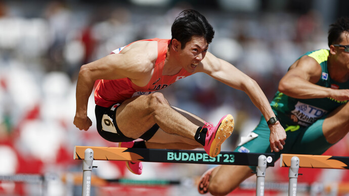 【ブダペスト世界選手権】高山峻野（ゼンリン）／男子110mハードル予選