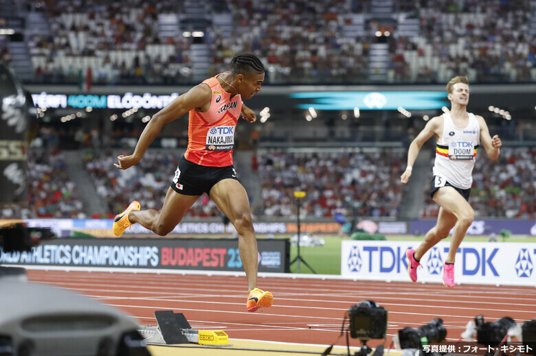 【ブダペスト世界選手権】中島佑気ジョセフ（東洋大学）／男子400m準決勝