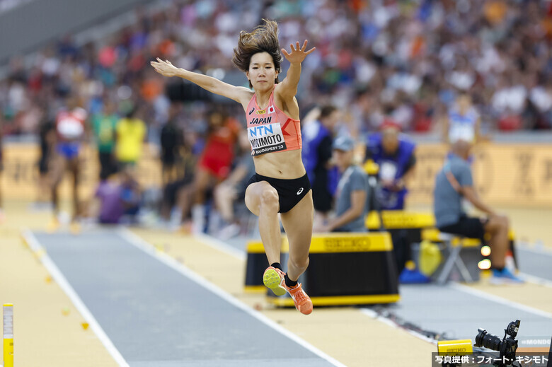 【ブダペスト世界選手権】森本麻里子（内田建設AC）／女子三段跳予選