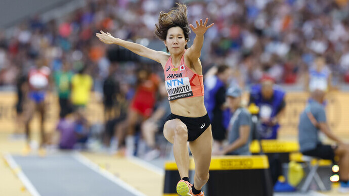 【ブダペスト世界選手権】森本麻里子（内田建設AC）／女子三段跳予選