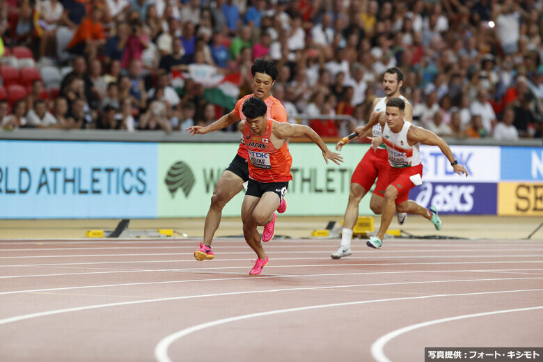 【ブダペスト世界選手権】日本／男子4x100mリレー予選