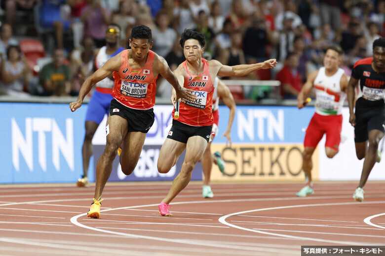 【ブダペスト世界選手権】日本／男子4x100mリレー予選