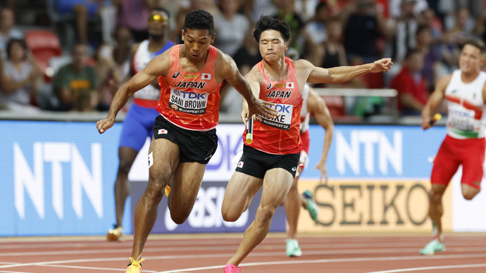 【ブダペスト世界選手権】日本／男子4x100mリレー予選