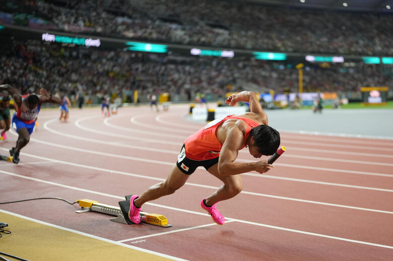 【ブダペスト世界選手権】日本／男子4x100mリレー決勝