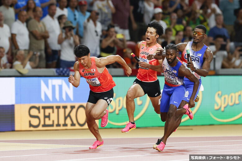 【ブダペスト世界選手権】日本／男子4x100mリレー決勝