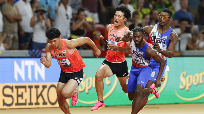 【ブダペスト世界選手権】日本／男子4x100mリレー決勝