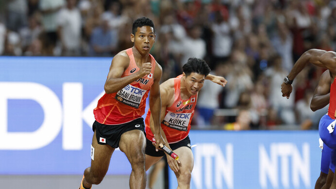 【ブダペスト世界選手権】日本／男子4x100mリレー決勝