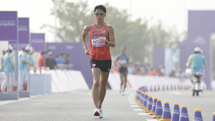 【杭州アジア大会】野田明宏（自衛隊体育学校）／男子20km競歩決勝