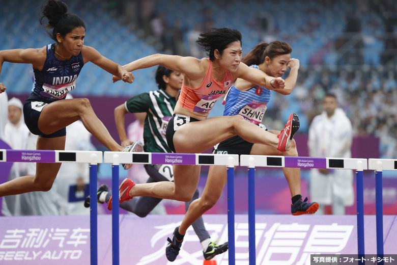 【杭州アジア大会】青木益未（七十七銀行）／女子100mハードル予選