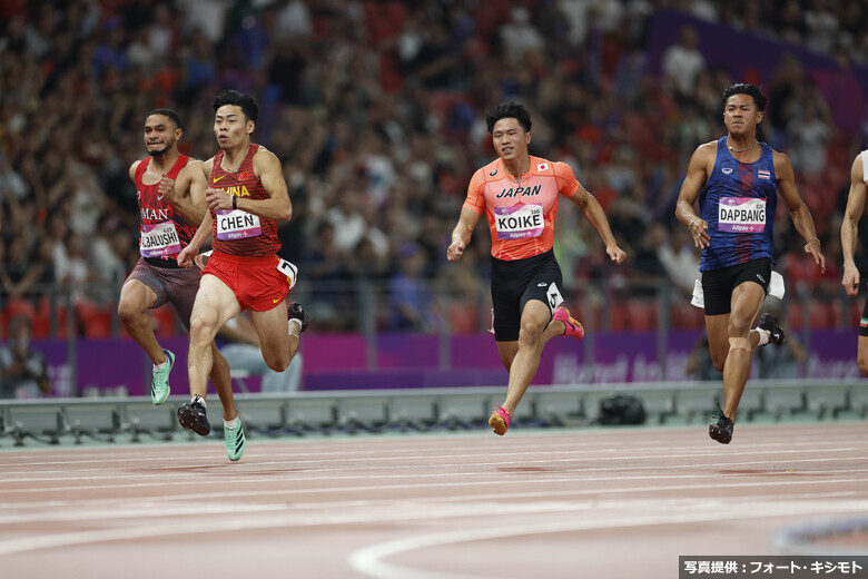 【杭州アジア大会】小池祐貴（住友電工）／男子100m準決勝