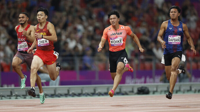 【杭州アジア大会】小池祐貴（住友電工）／男子100m準決勝