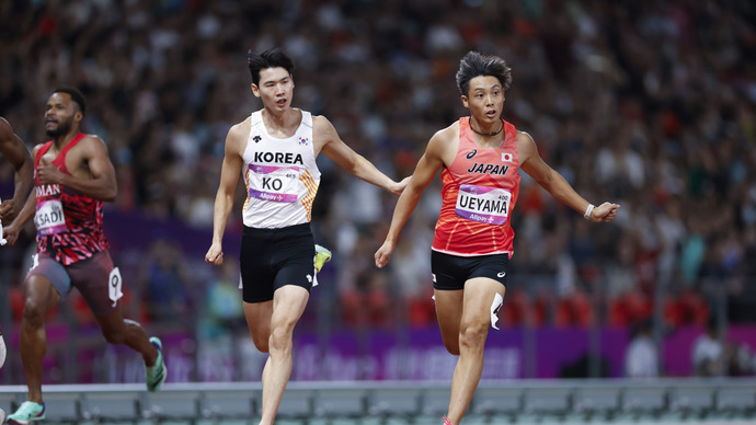 【杭州アジア大会】上山紘輝（住友電工）／男子200m準決勝