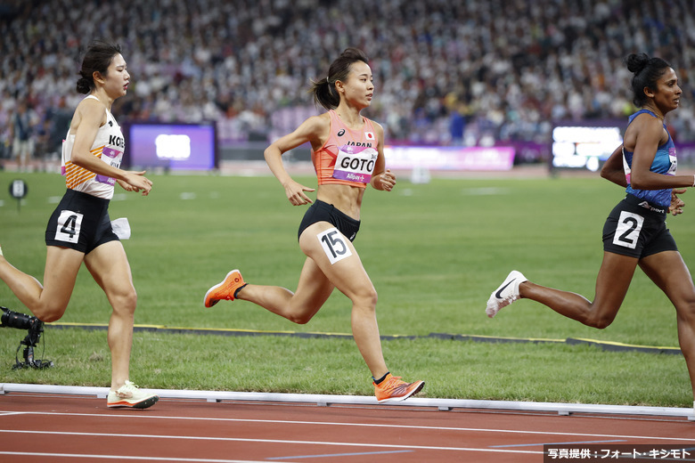 【杭州アジア大会】後藤夢（ユニクロ）／女子1500m決勝