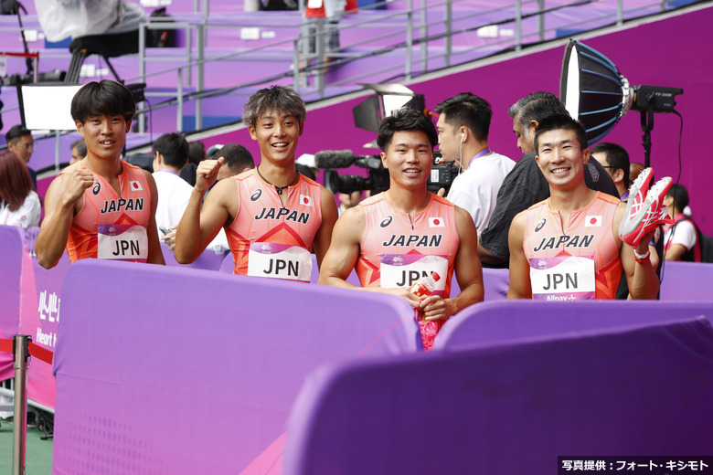 【杭州アジア大会】日本／男子4x100mリレー予選