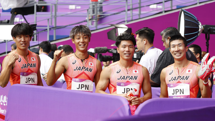 【杭州アジア大会】日本／男子4x100mリレー予選