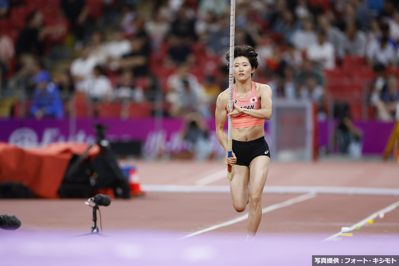 【杭州アジア大会】諸田実咲（アットホーム）／女子棒高跳決勝