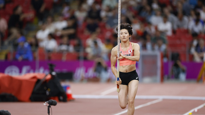 【杭州アジア大会】諸田実咲（アットホーム）／女子棒高跳決勝